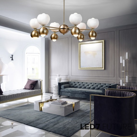 Loft Industry Modern - Deco Balls Chandelier V2